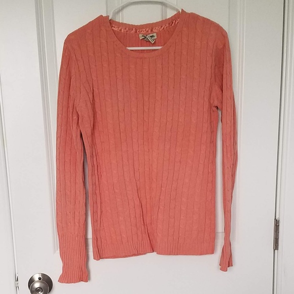 Cherokee Sweaters - Very Cozy Peach color sweater XL.